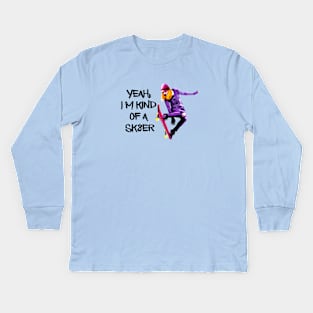 Sk8er Girl Kids Long Sleeve T-Shirt